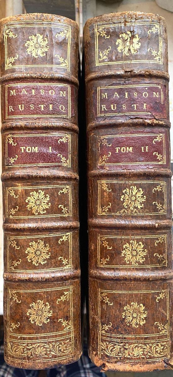 Bel Illustré ;In4 , 2 Vol."" La Nouvelle Maison Rustique ,ou économie générale &c.. Paris 1740 