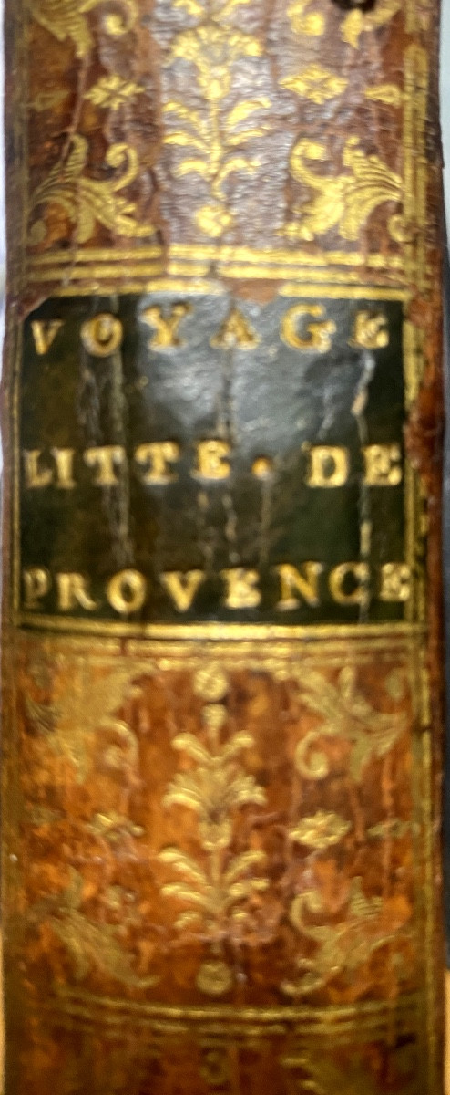 By Mr. Papon Of The Oratory: "literary Journey Of Provence" In 1 Vol. In 12. Paris 1780. Bel.-photo-2