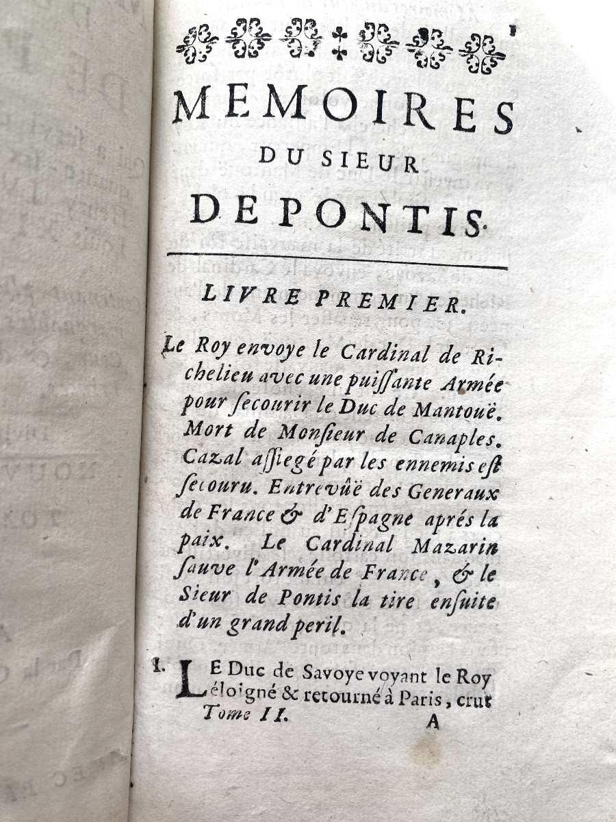  2 Vol .Mémoires du Sieur de Pontis qui a servi...cinquante-six ans sous les Rois Henry IV..&c.-photo-7