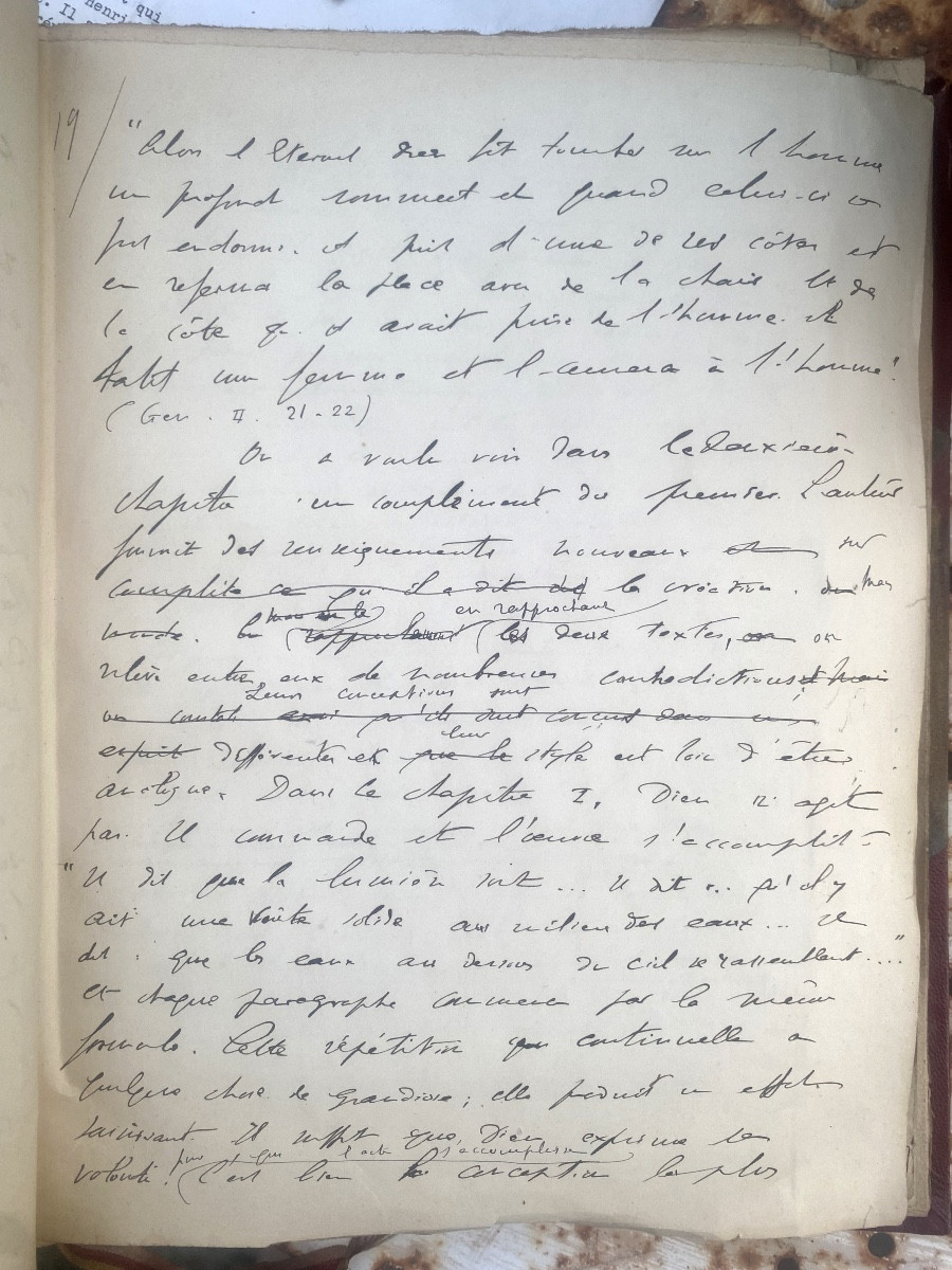 Rare Manuscript Submitted To The National Library Of Geh Roger "revealed Religions" 1927.-photo-2