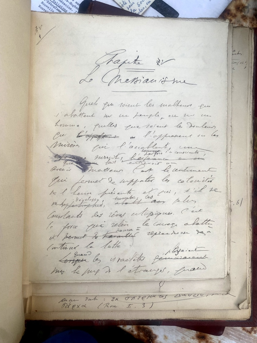 Rare Manuscript Submitted To The National Library Of Geh Roger "revealed Religions" 1927.-photo-5