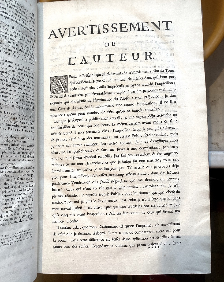 Rare"Grand Dictionnaire Géographique Historique & Critique" ,Br. de la Martinière 6 Vol Infolio-photo-4