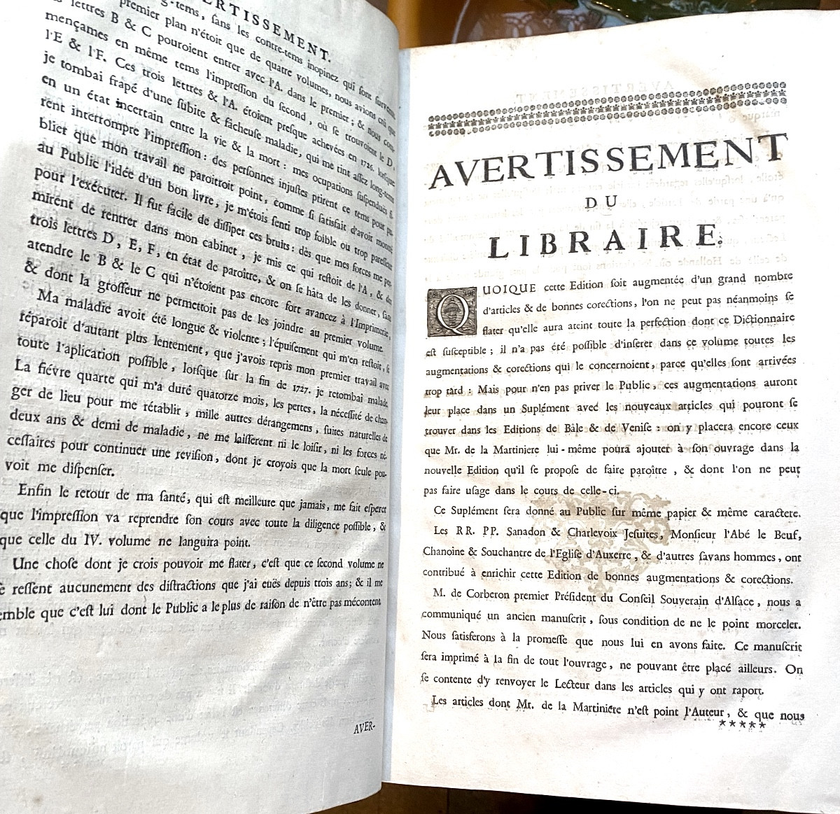 Rare"Grand Dictionnaire Géographique Historique & Critique" ,Br. de la Martinière 6 Vol Infolio-photo-5