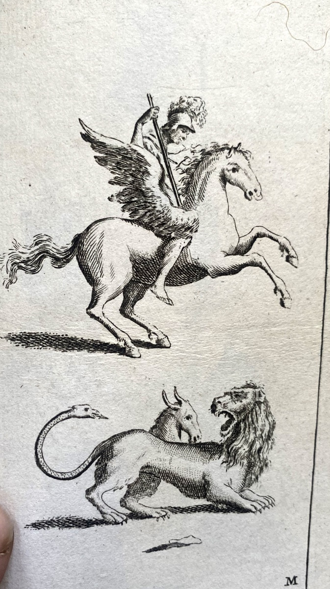 Belle et curieuse "Histoire du Ciel" par l'Abbé Pluche , illustrée et portant Armoiries de 1788-photo-8