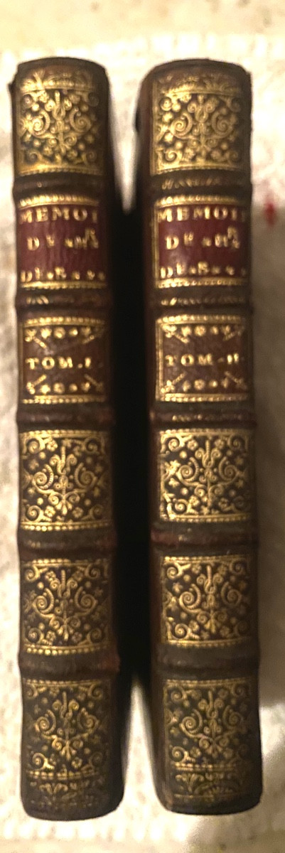 Mémoires de Mr de Bouy ,Secrétaire de Mr le Cardinal de Richelieu , 2 Vol. In.12 Amsterdam 1711-photo-2