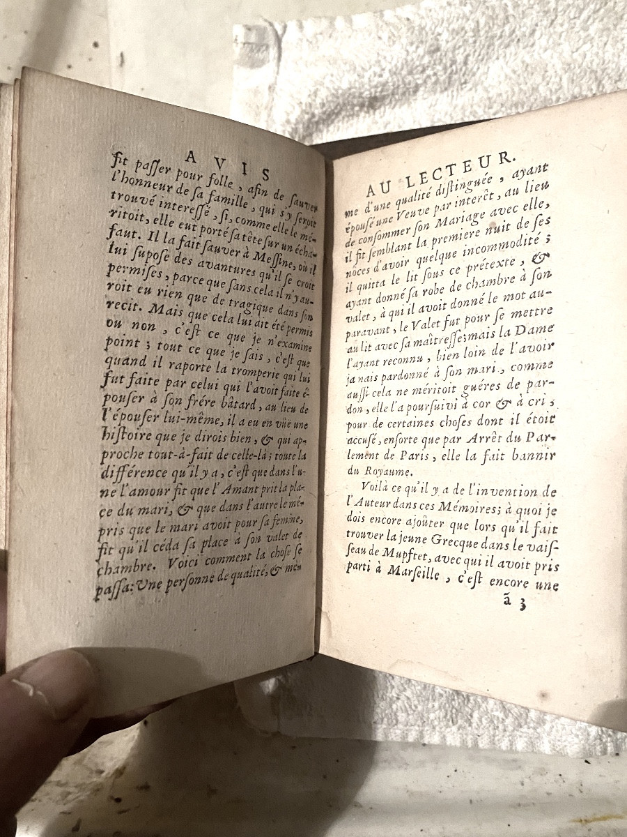 Mémoires de Mr de Bouy ,Secrétaire de Mr le Cardinal de Richelieu , 2 Vol. In.12 Amsterdam 1711-photo-3