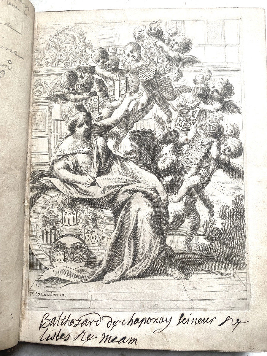 Rare In 4 From 1669 "historical Praise Of The City Of Lyon", P. Claude François Ménestrier, Illus-photo-3