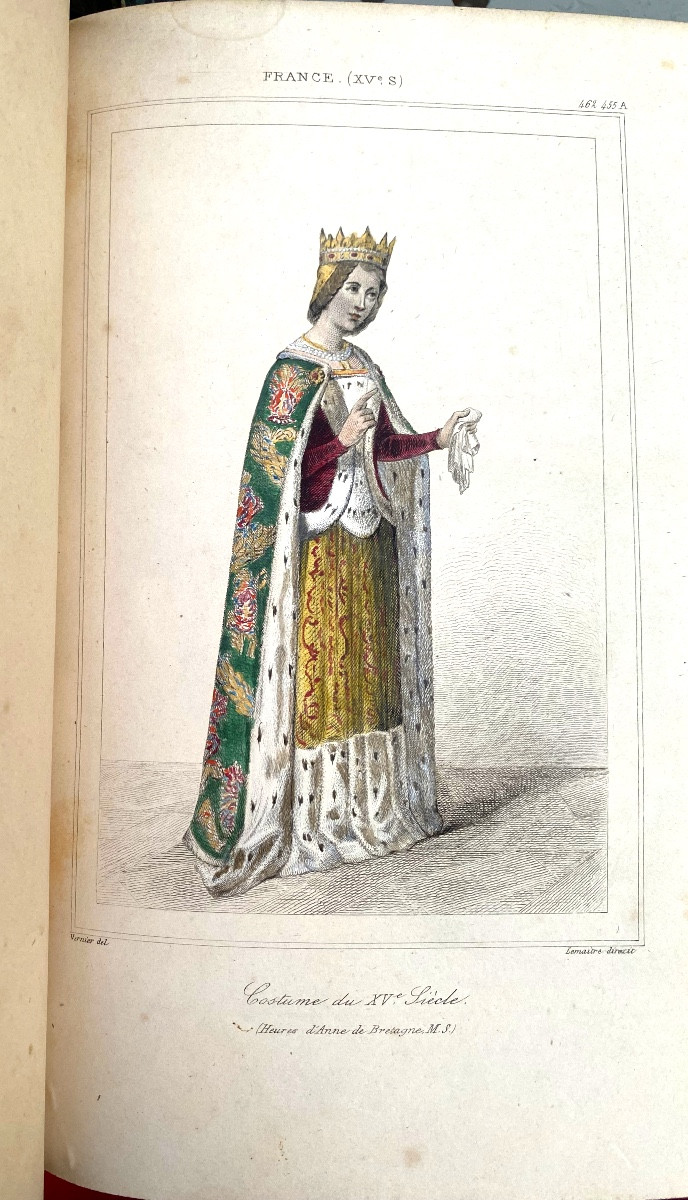 Atlas In Three Beautiful Vol. In8 Of The Encyclopedic Dictionary Of The History Of France 613 Illust.-photo-3