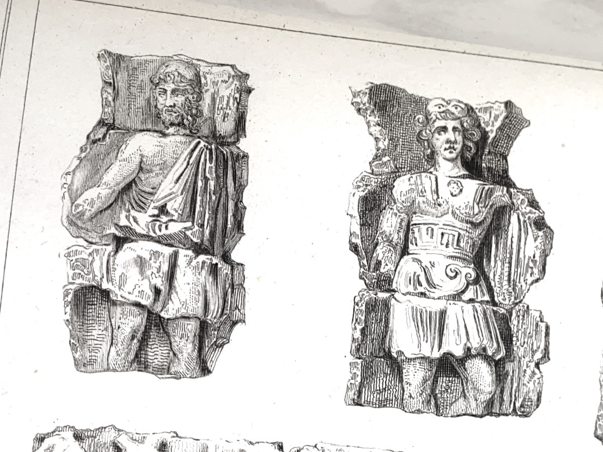 Atlas In Three Beautiful Vol. In8 Of The Encyclopedic Dictionary Of The History Of France 613 Illust.-photo-7