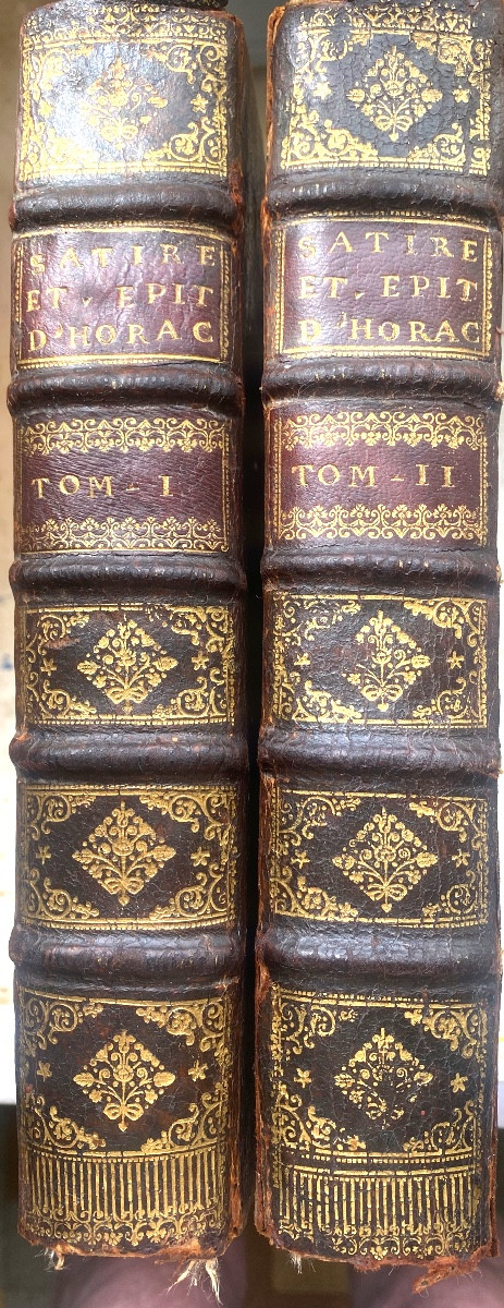 Unique Translator's Manuscript In 2vol In4" Translation N.elle In French Verse Of Horace" 17th