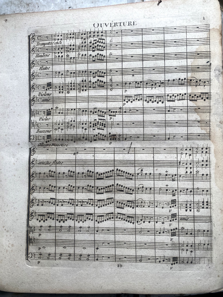 Belle partition in-folio "Didon" Tragédie Lyrique en trois actes Représenté en 1783 Par Piccini-photo-1