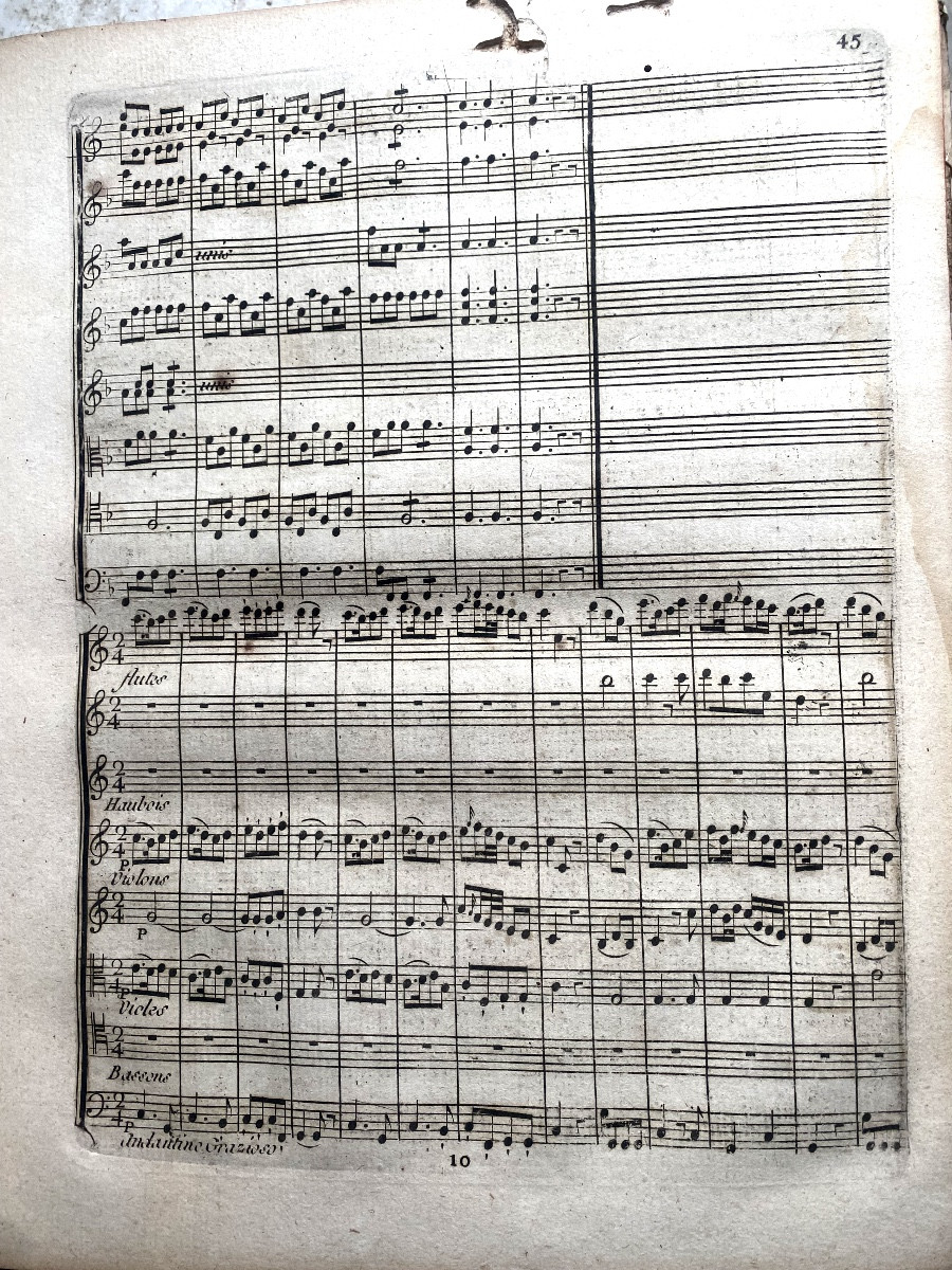 Belle partition in-folio "Didon" Tragédie Lyrique en trois actes Représenté en 1783 Par Piccini-photo-2