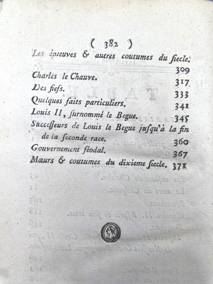 4 Beautiful Volumes. In8; "portraits Of The Kings Of France" By: M. Mercier, In Neuchatel 1783-photo-5
