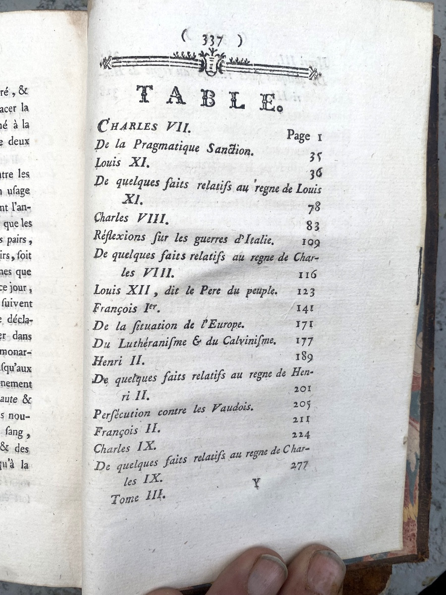 4 Beautiful Volumes. In8; "portraits Of The Kings Of France" By: M. Mercier, In Neuchatel 1783-photo-7