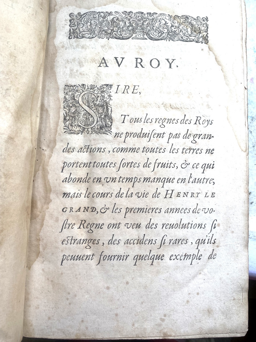 Beautiful Folio In Paris 1631 "history Of France Under The Reigns"..by The Late Pierre Matthieu, Paris-photo-7