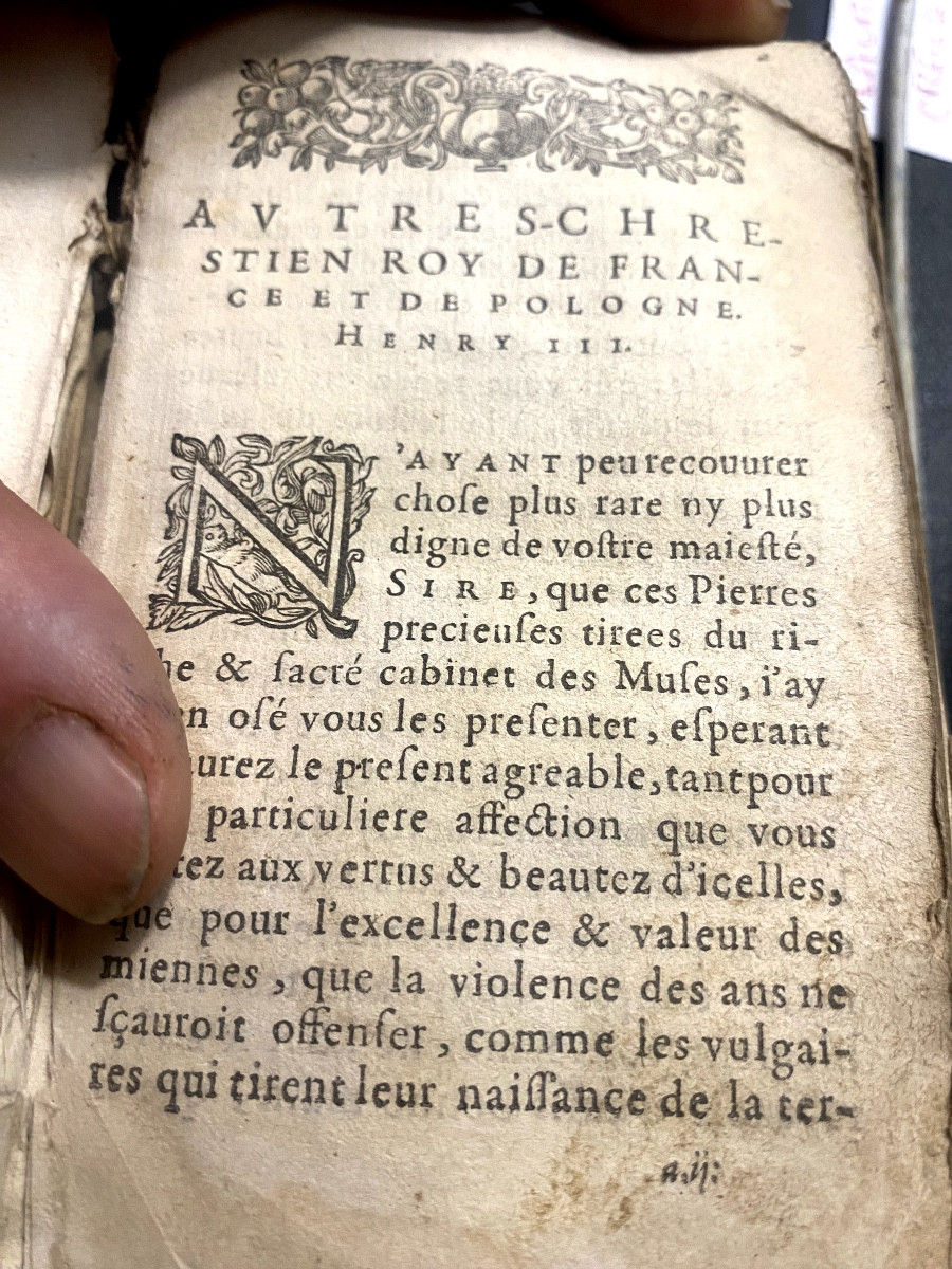 Poetic Works Of Remy Belleau In Two Parts 1592 For Thomas Soveron Contemporary Soft Vellum-photo-4