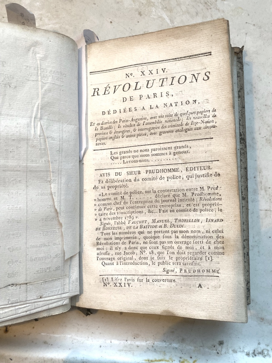 Book Of The Revolutionary Committee Section Of The March , Various Révolutionary Pièces-photo-8