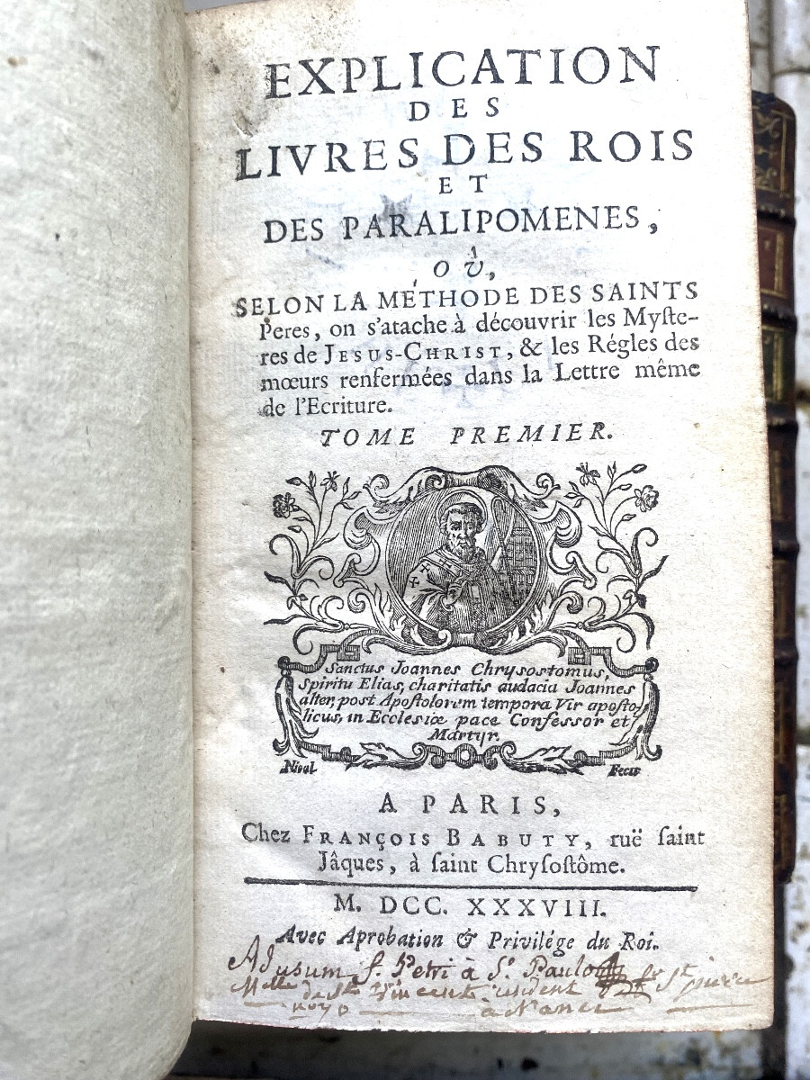 Beaux 6 Vol.in12: "explanation Of The Books Of Kings And Paralipomena", According To The Method...-photo-3