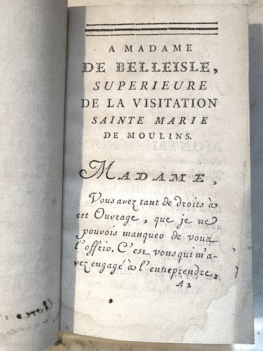"the Life Of Madame The Duchess Of Montmorency", Superior Of The Visitation Of Saint Mary; 1769.-photo-1