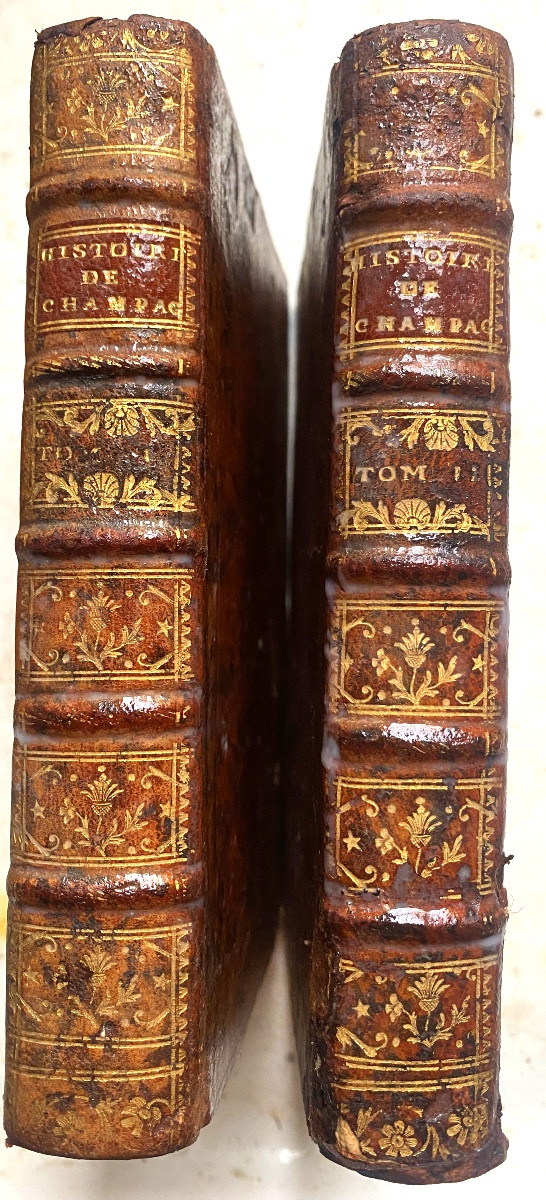 Historical Memoirs Of The Province Of Champagne, By Baugier, 2 Vol. In 12, "chaalons", 1721