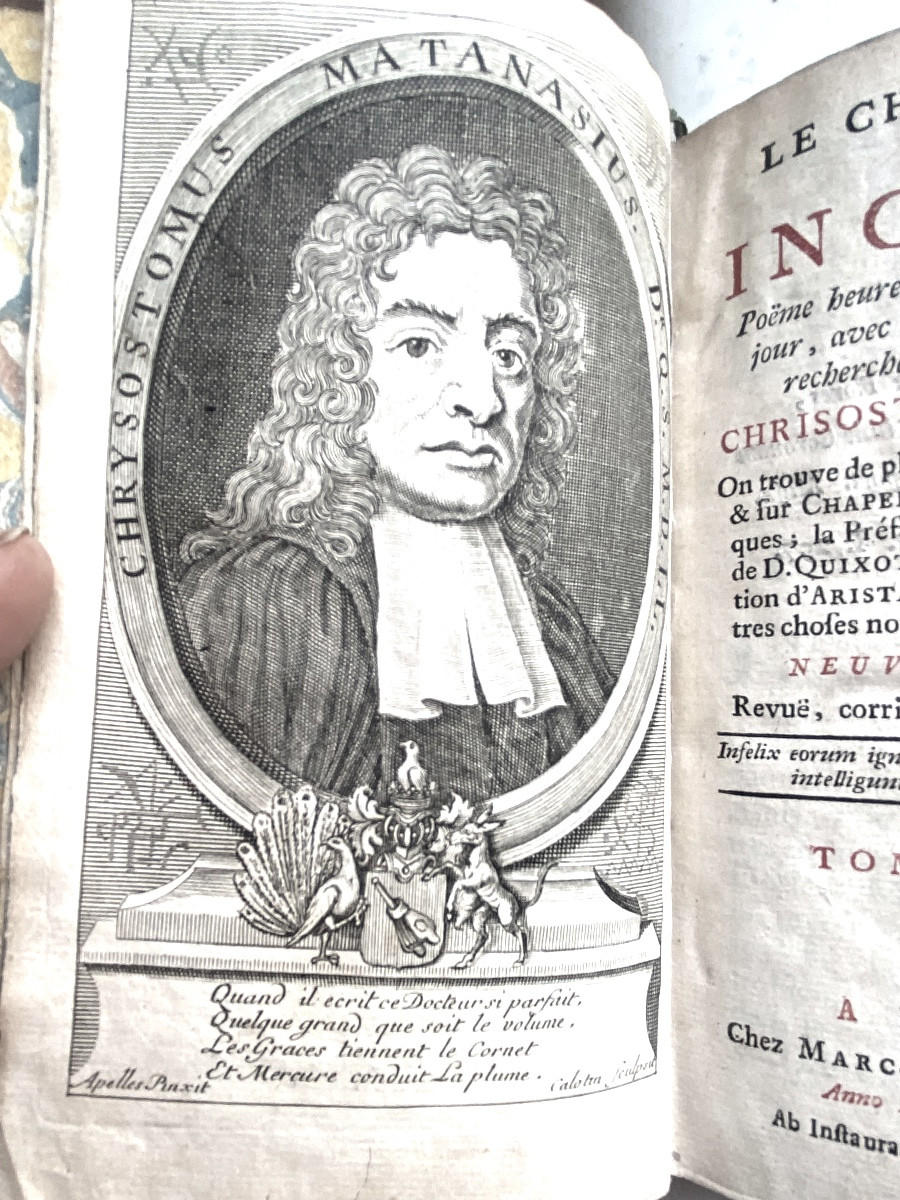 "Le Chef-d'Oeuvre d'un Inconnu " , Chrisostome Matanasius 2 Vol. In 12 ; Lausanne 1758, 9ém Ed.-photo-2