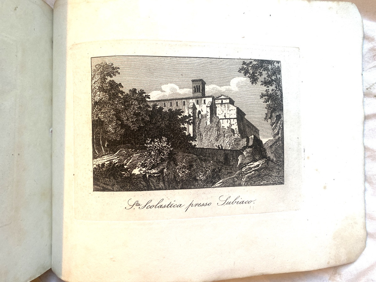 Beau Carnet complet  fin du XVIIIème de vues gravées de Rome:"NUM CENTO VEDUTE DI ROMA complet.-photo-8