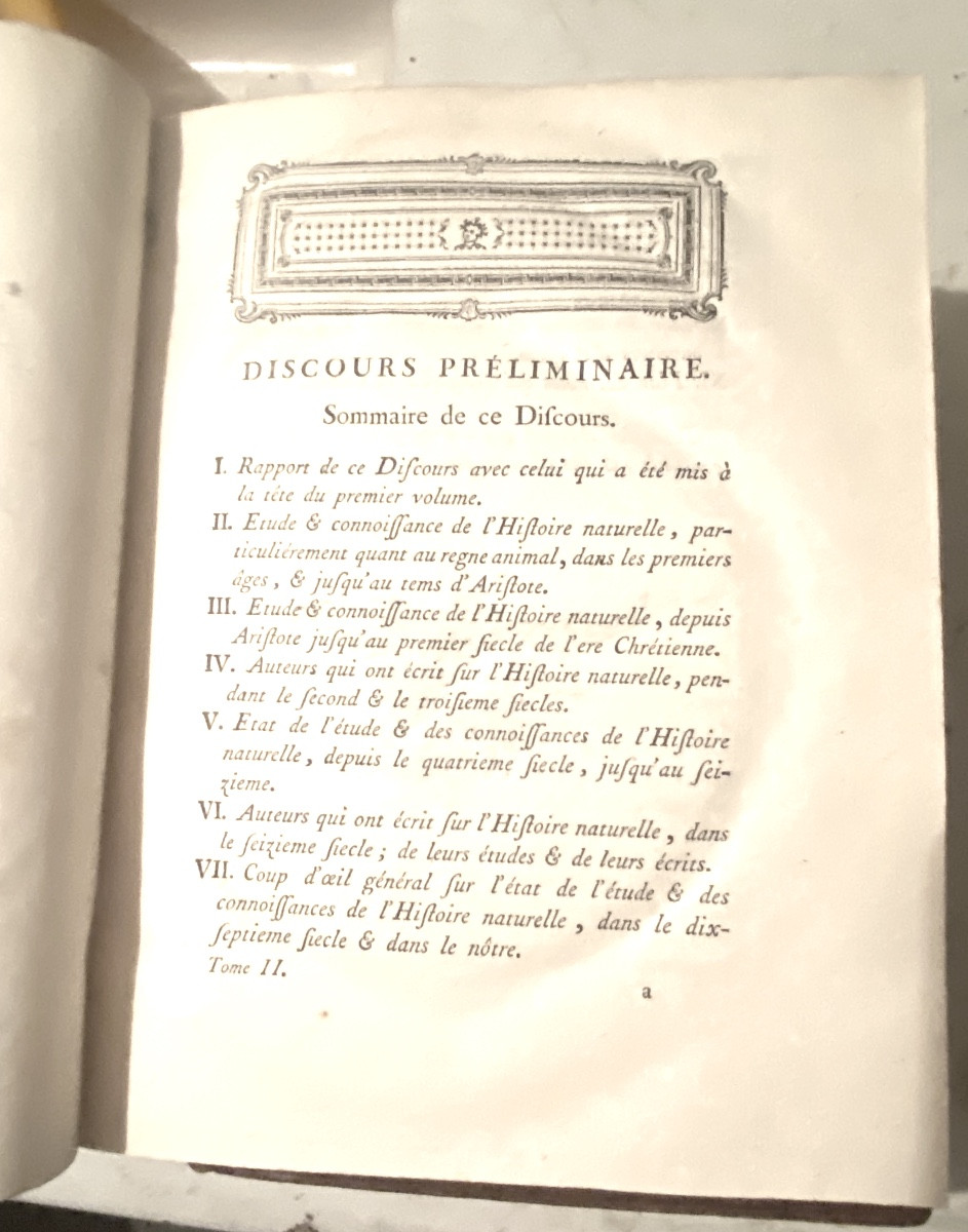 Beautiful "aristotle's History Of Animals" With The French Translation By M. Camus, 2 Vol. In4.-photo-8