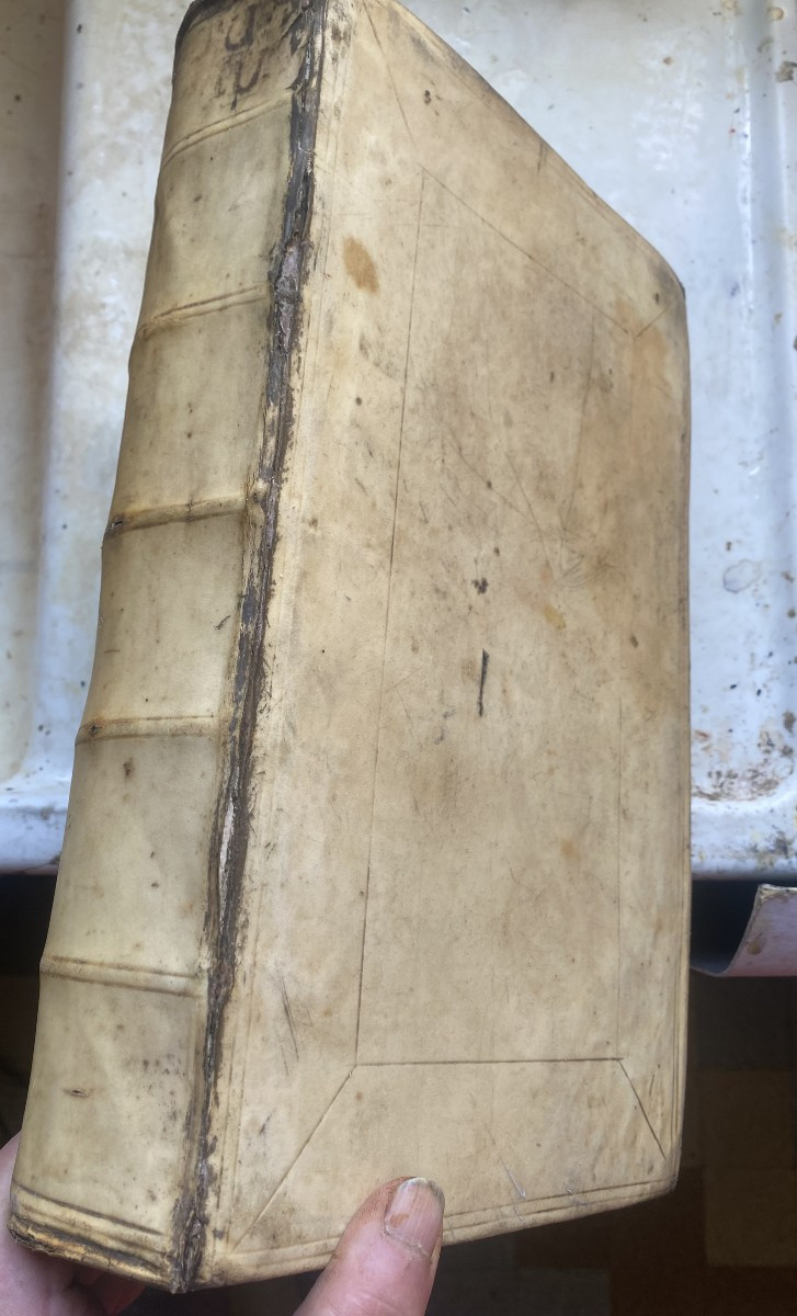 Rare in-folio en velin blanc , Amsterdam 1635 .Gothique Allemande: "Romeynsche , Titum Livium".