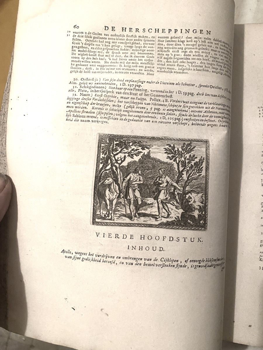Bel in-folio illustré imprimé à Amsterdam ,1700:"PUBL. OVIDIUS NASO"; Alle De Werken P. Mortier-photo-4
