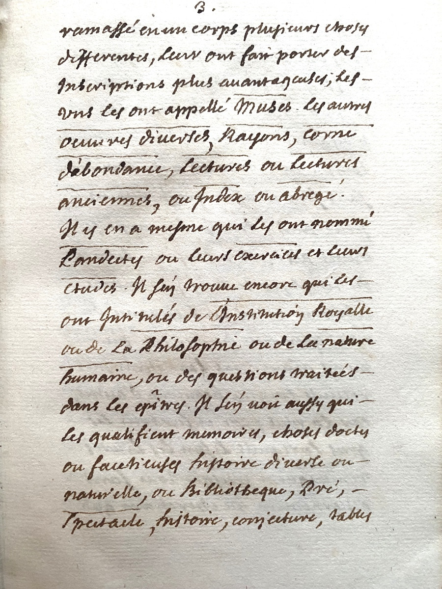 Beau Manuscrit lisible 18ème en deux volumes In 12 :"Les Nuits Attiques d'Aulu-Gelle" -photo-1
