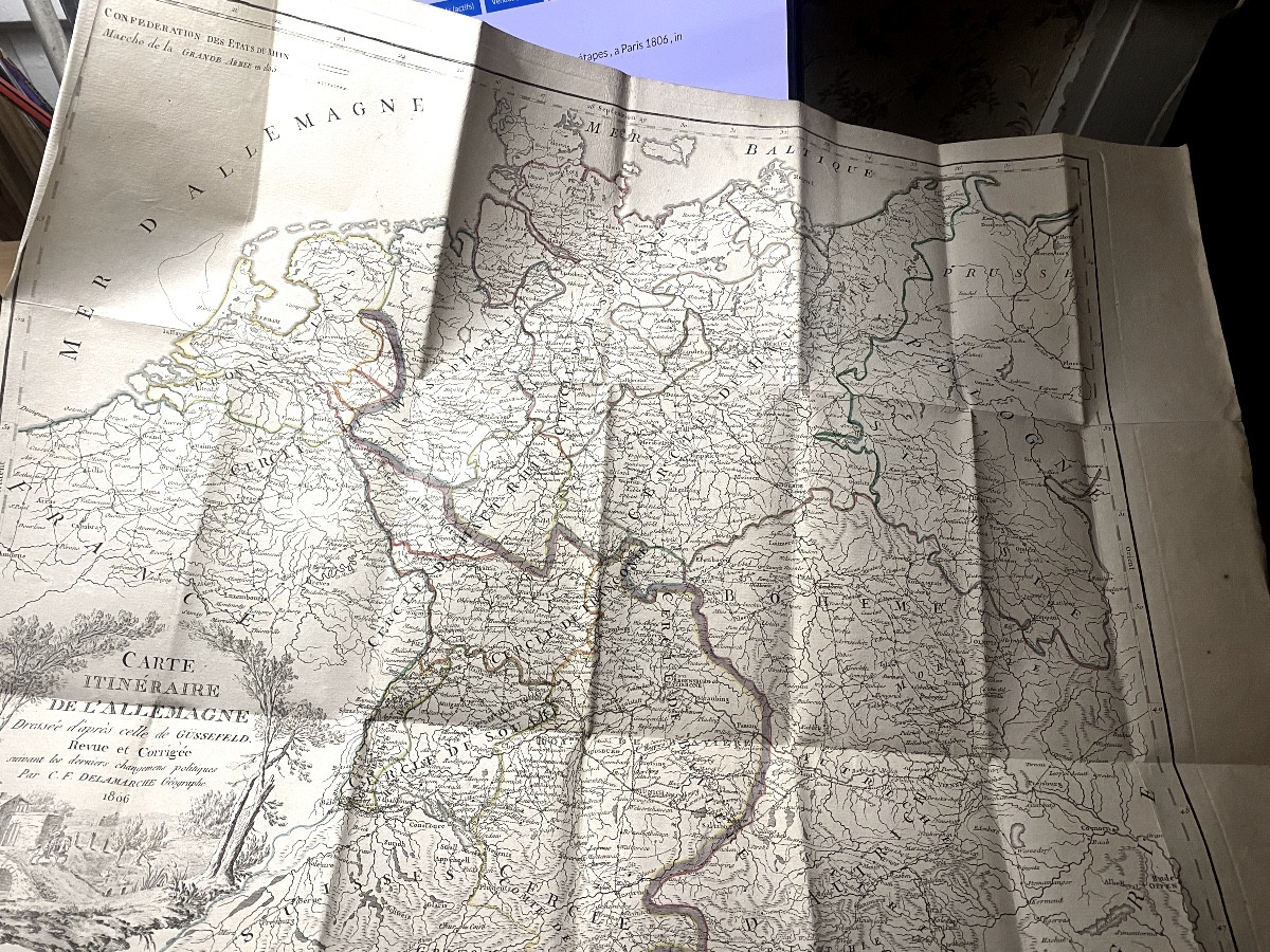 "Itinéraire de l'Allemagne" guide du voyageur paysages et étapes , a Paris 1806 , in 12 rel. At-photo-4