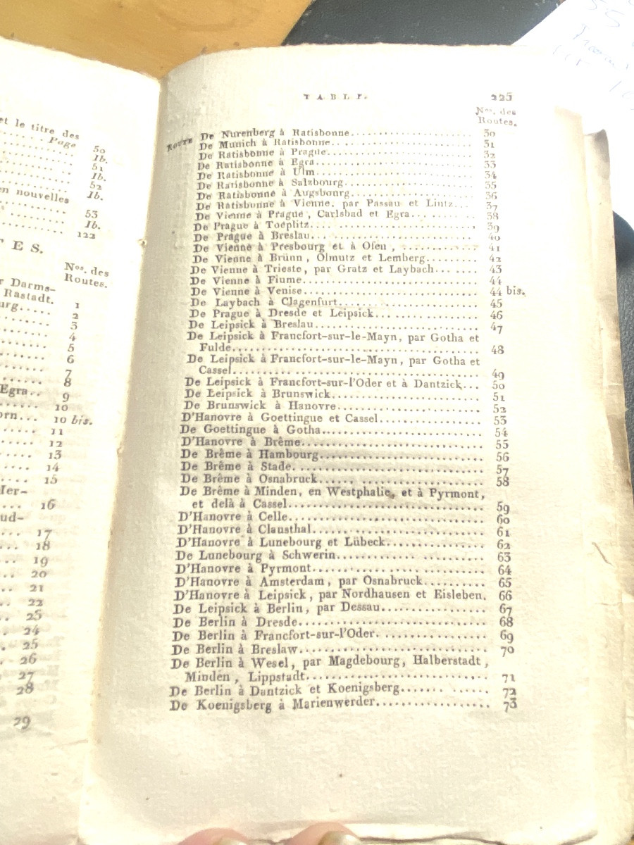 "Itinéraire de l'Allemagne" guide du voyageur paysages et étapes , a Paris 1806 , in 12 rel. At-photo-8