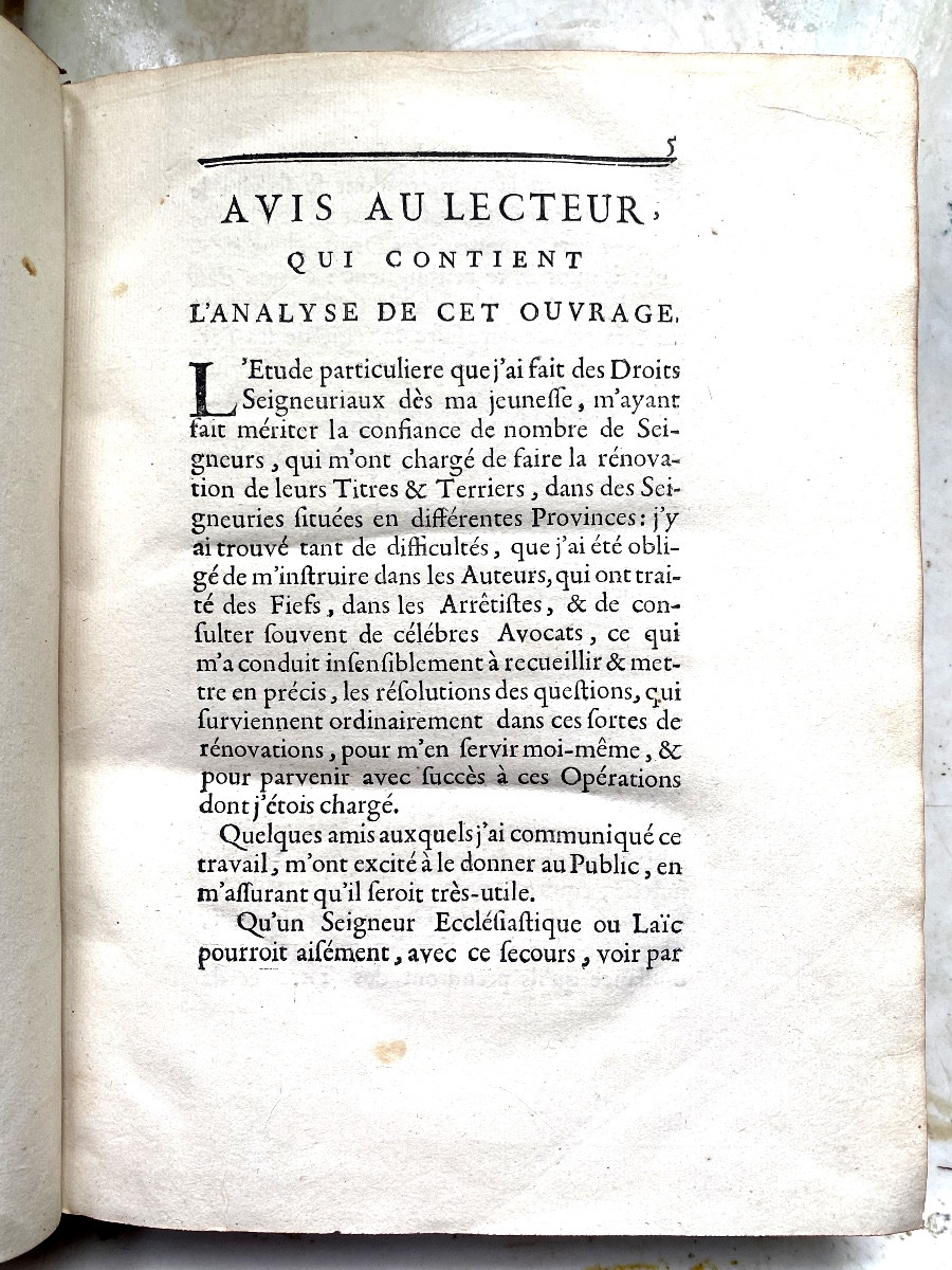 Beautiful Vol. In 4: Universal Practice For The Renovation Of Territories And Seigneurial Rights-photo-5