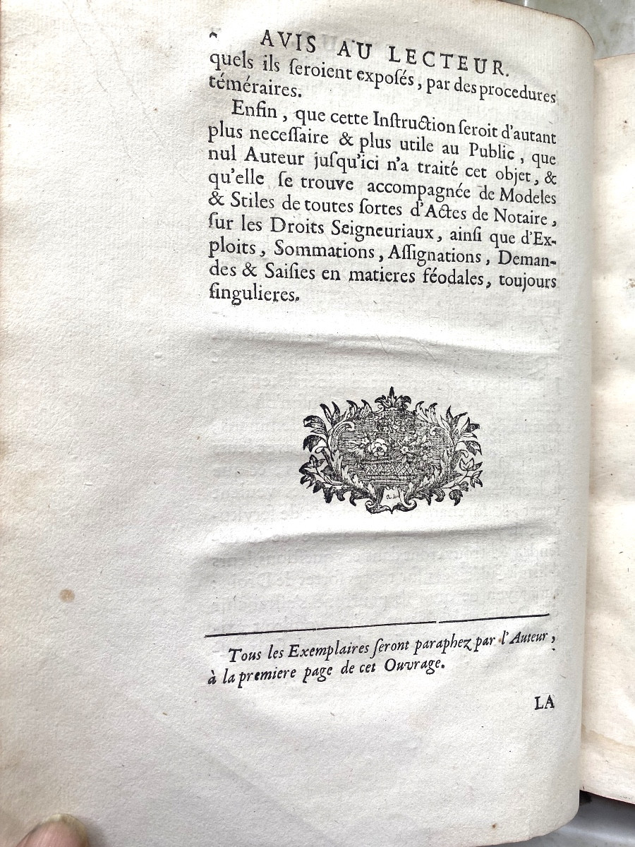 Beautiful Vol. In 4: Universal Practice For The Renovation Of Territories And Seigneurial Rights-photo-7