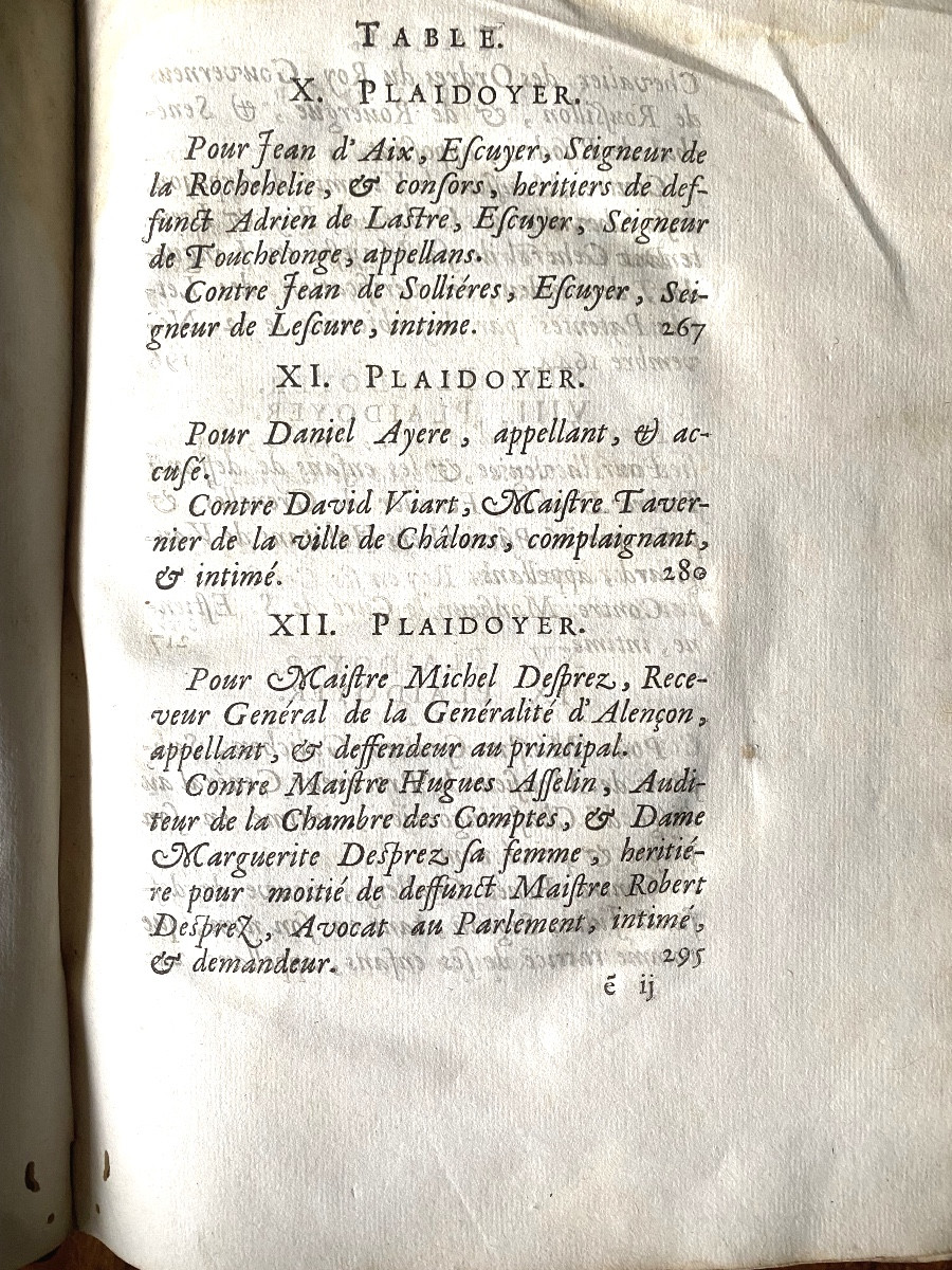 Bel In 4 de 1670 : "Plaidoyers et autres oeuvres d'Olivier Patru" Conseiller du Roi . Paris-photo-3