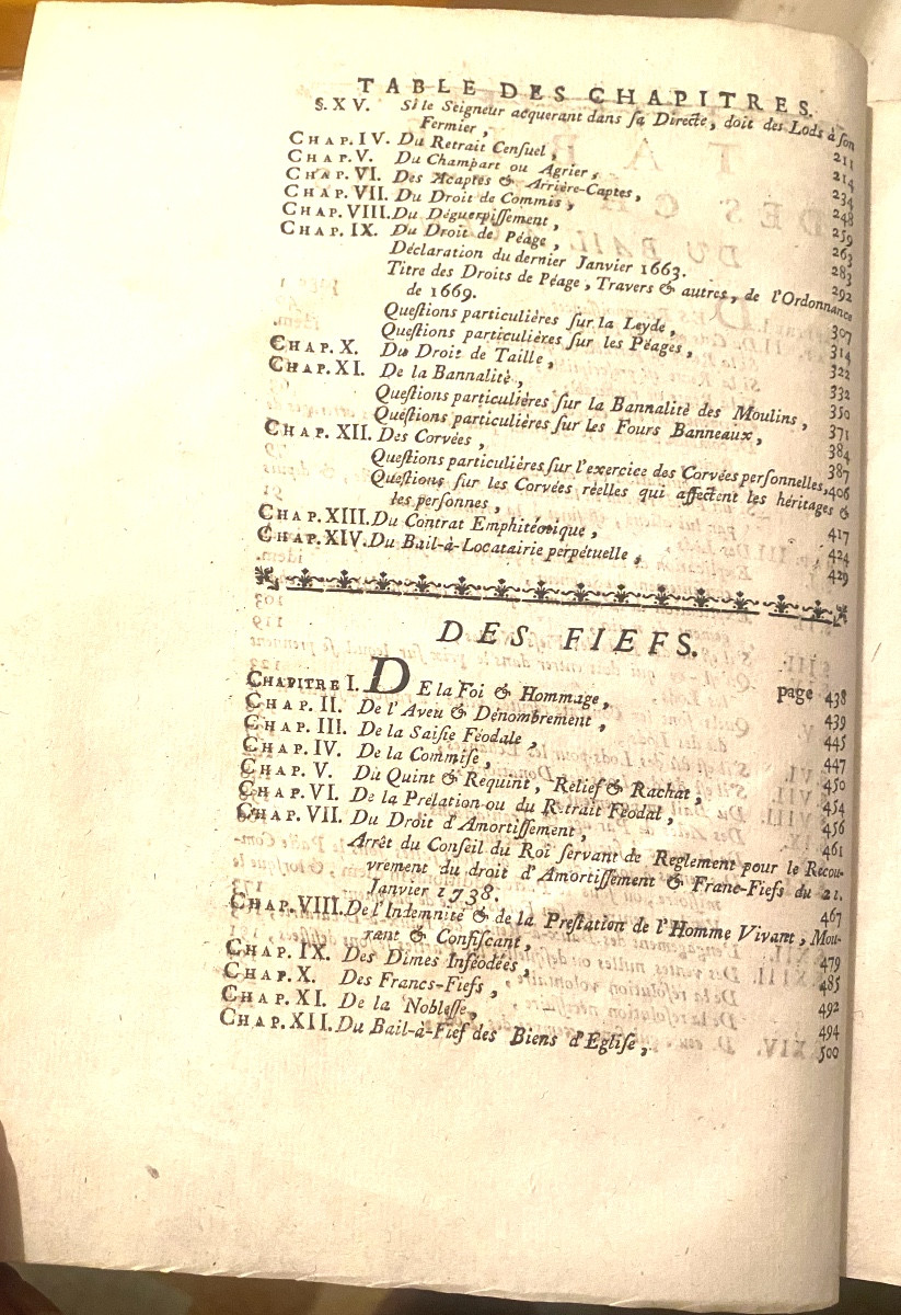 Bel In 4 In Toulouse: 1767. "treatise On Seigneurial Rights And Feudal Matters". Boutaric-photo-4