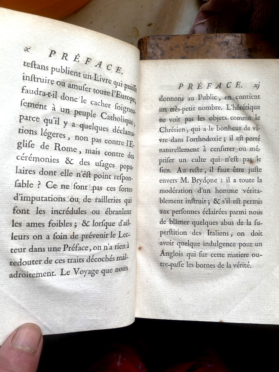 2 beaux volumes In 8  :"Voyage en Sicile et à Malthe" , trad. de M. Brydone , par M. Demeunier.-photo-4