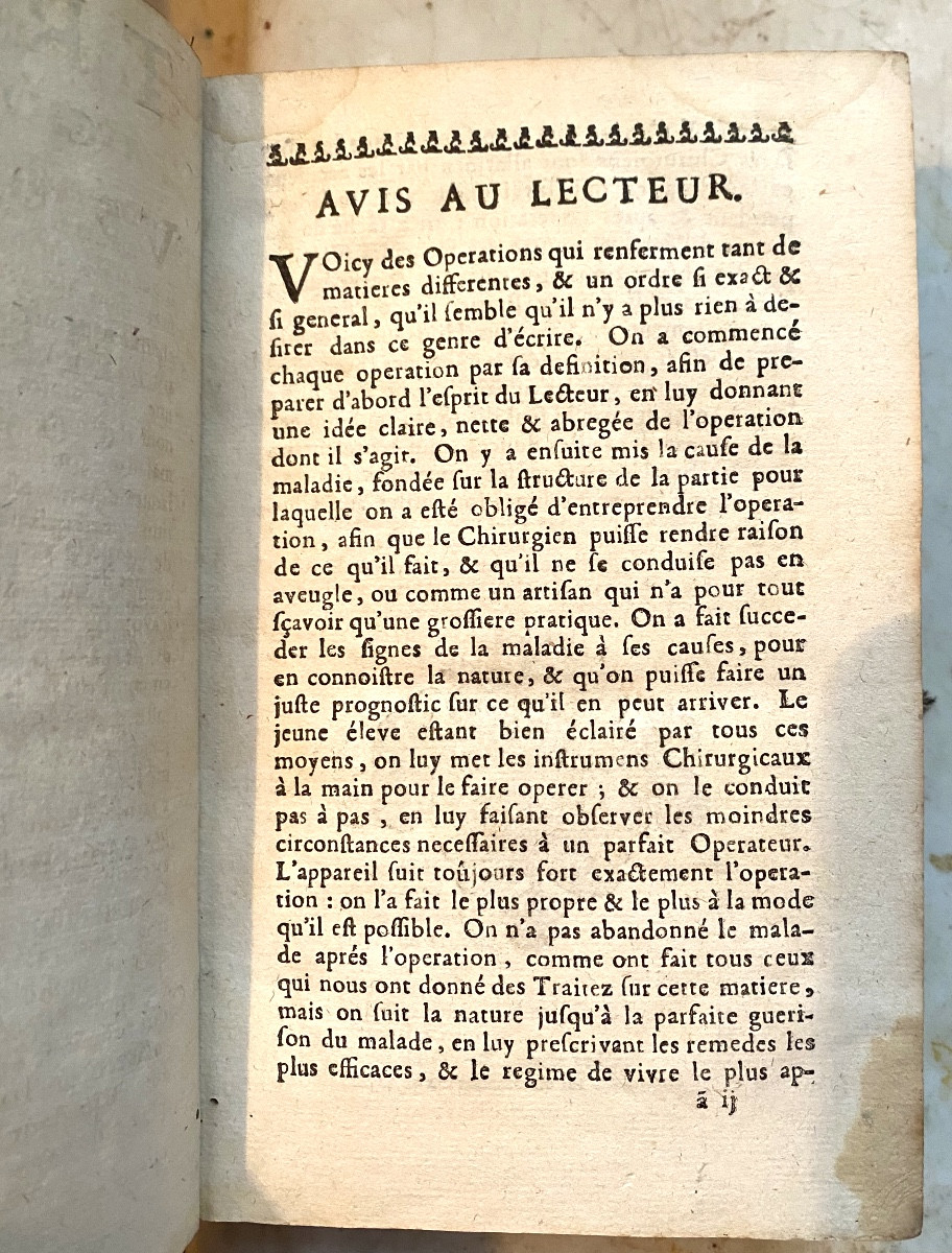 Beautiful "complete Treatise On Surgical Operations" In Paris By Mr. De La Vauguion, Et. Michalet-photo-4