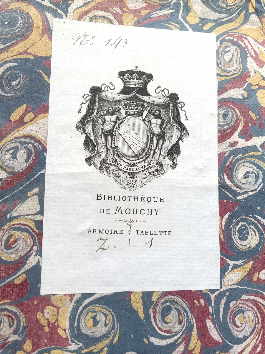 4 Vol. In4, From The Library Of The Duke Of Noailles "history Of The Old Testament And The Jews-photo-2