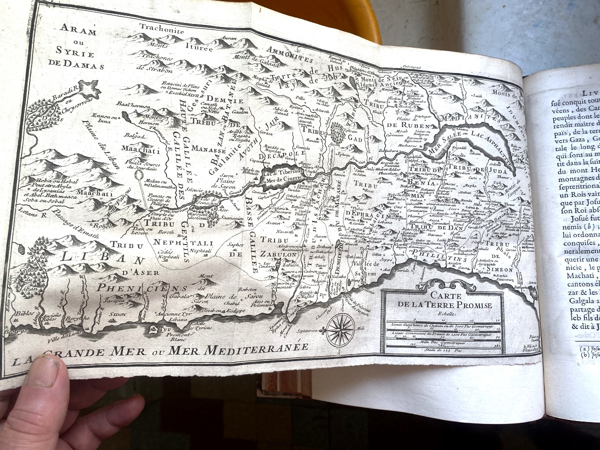 4 Vol. In4, From The Library Of The Duke Of Noailles "history Of The Old Testament And The Jews-photo-3