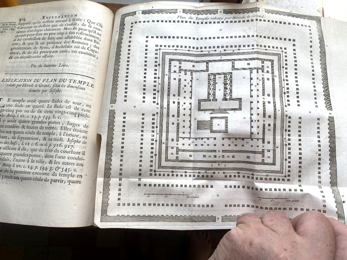 4 Vol. In4, From The Library Of The Duke Of Noailles "history Of The Old Testament And The Jews-photo-4