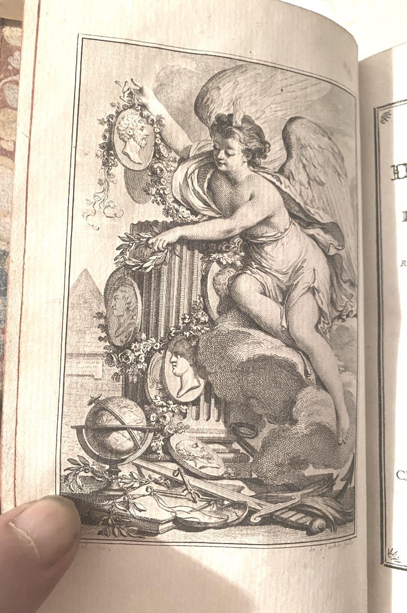 4 Vol. In8 . "Oeuvres de M. Thomas (recueil d'éloges), a Amsterdam 1773 , & Paris chez Moutard.-photo-4