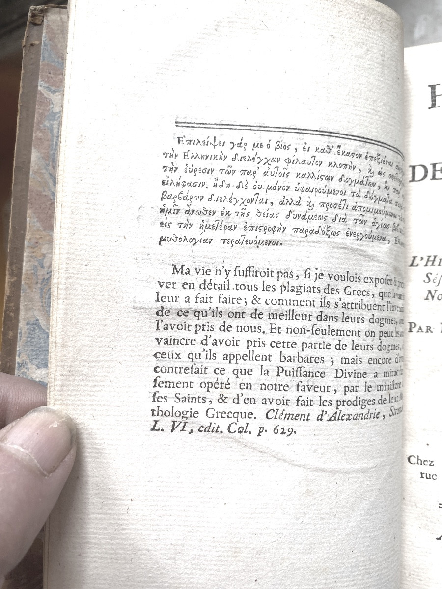 Egyptology: 4 Vol. In8 "true History Of Fabulous Times" By Guérin Du Rocher 1776 Paris-photo-1