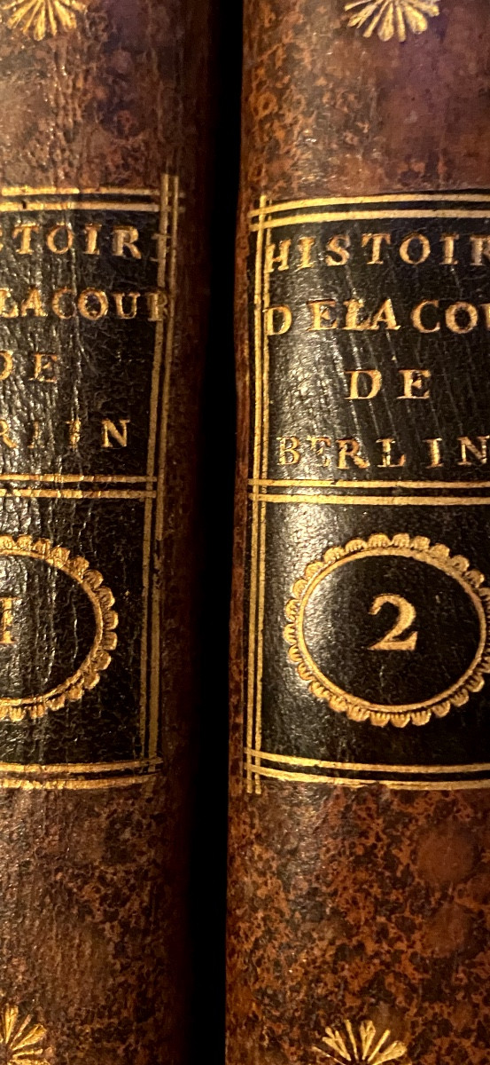 Edition Originale très rare du Comte de Mirabeau "Histoire Secrète de la Cour de Berlin" 2 Vol.-photo-2