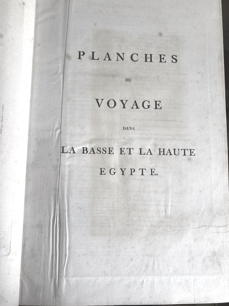2 Vol. In4 & In-plano / "journey To Upper And Lower Egypt" By Vivant Denon, Didot Paris 1802-photo-4