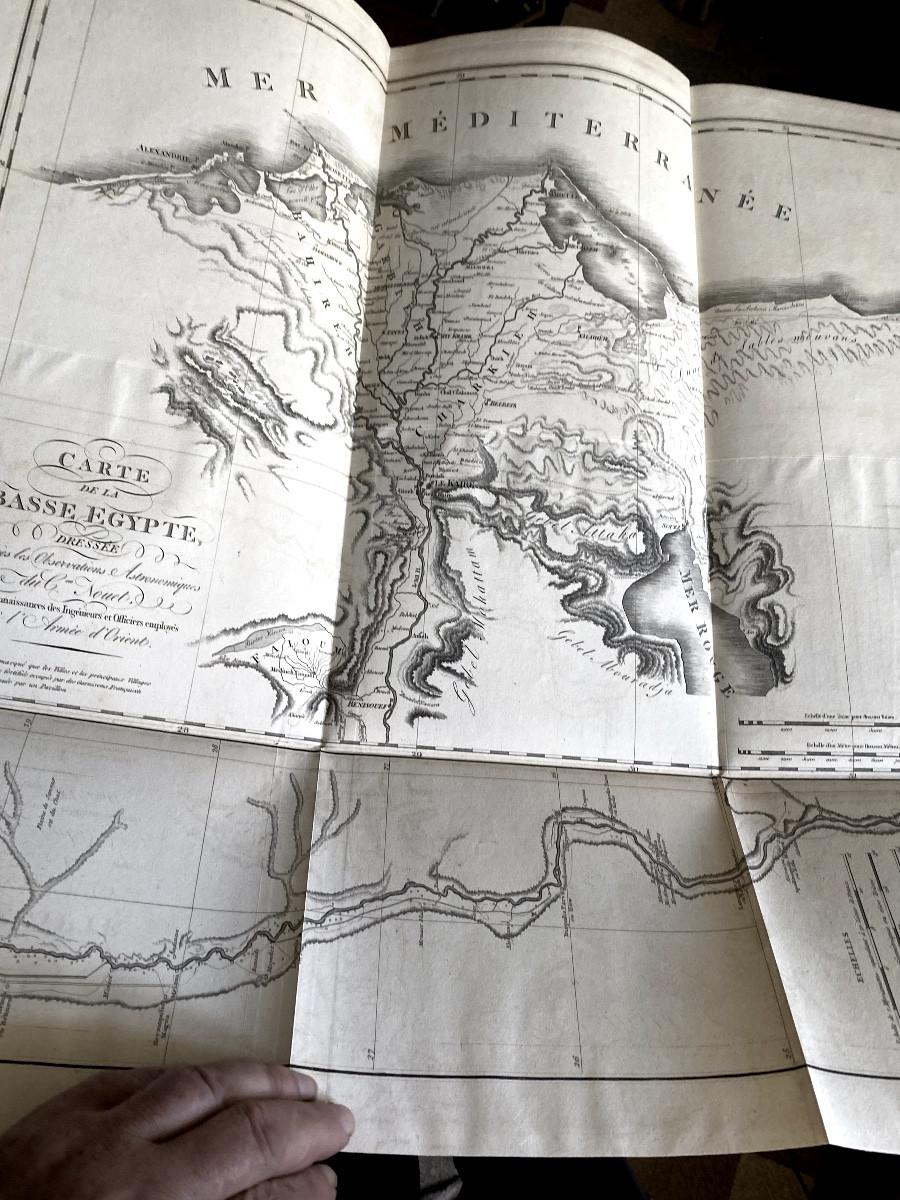 2 Vol. In4 & In-plano / "journey To Upper And Lower Egypt" By Vivant Denon, Didot Paris 1802-photo-3
