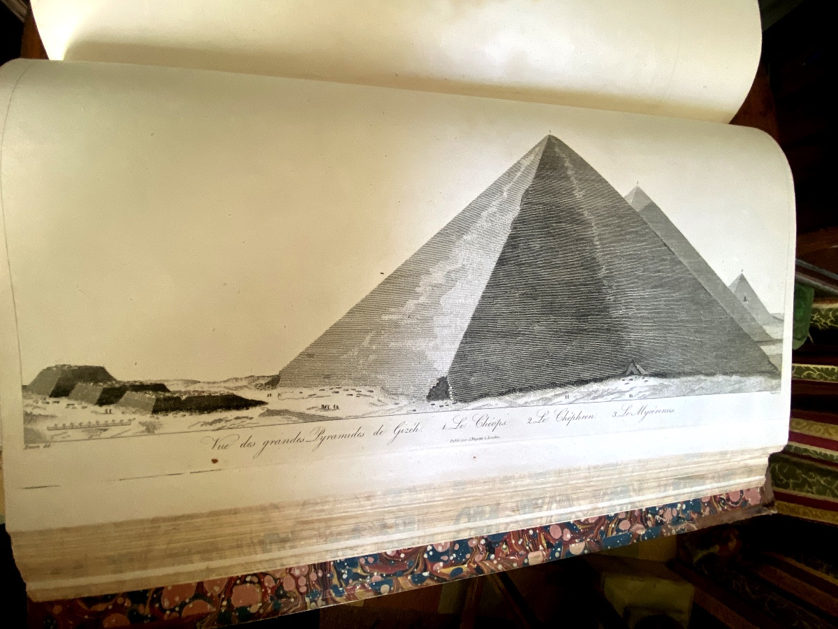 2 Vol. In4 & In-plano / "journey To Upper And Lower Egypt" By Vivant Denon, Didot Paris 1802-photo-6
