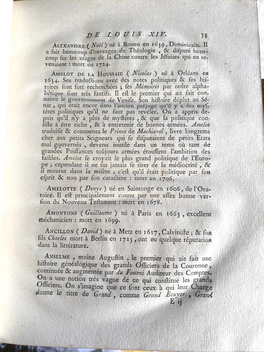  Histoire : "Siècle de Louis XIV" , tome  In 4 complet,  des Oeuvres de Voltaire, a Genève 1769-photo-7