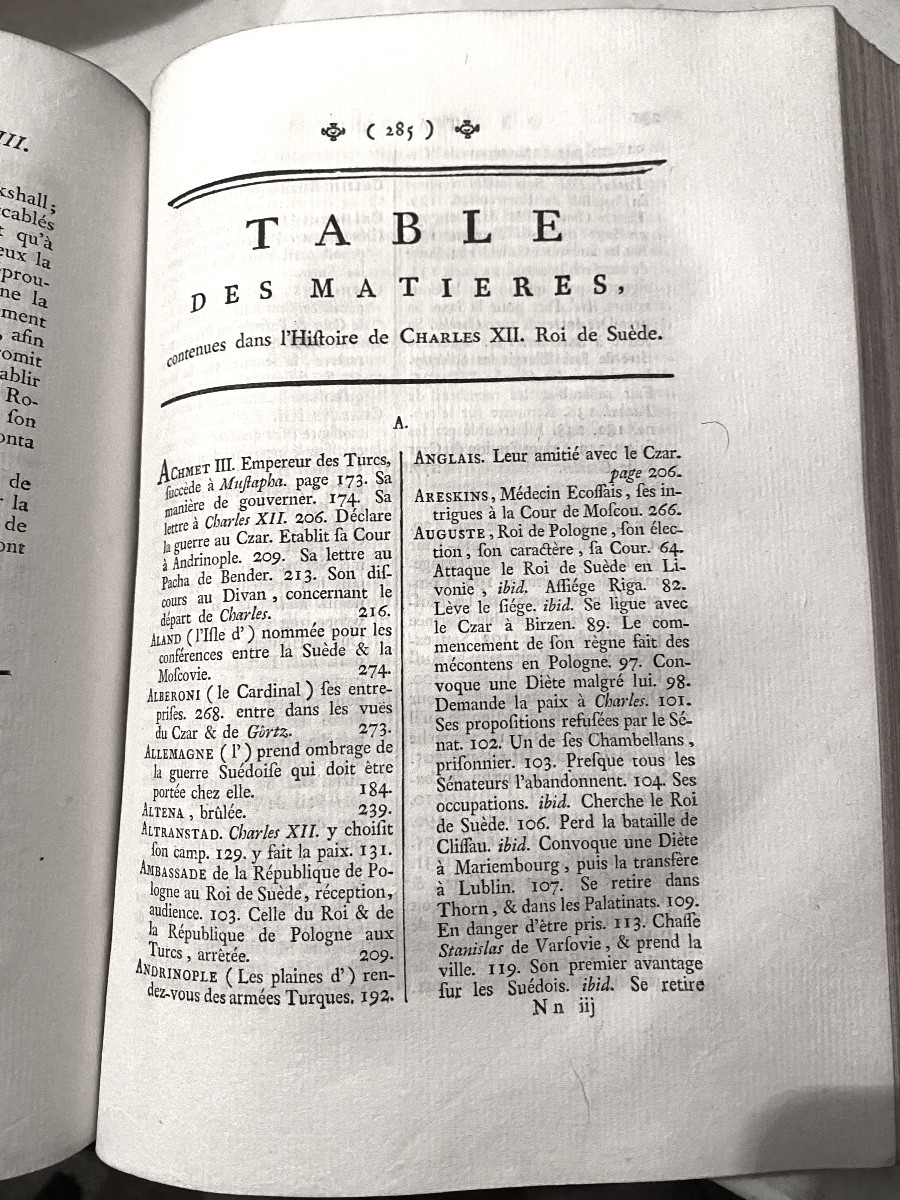History Of Charles XII. King Of Sweden, Divided Into Eight Books By Mr. Voltaire, Geneva 1768-photo-6