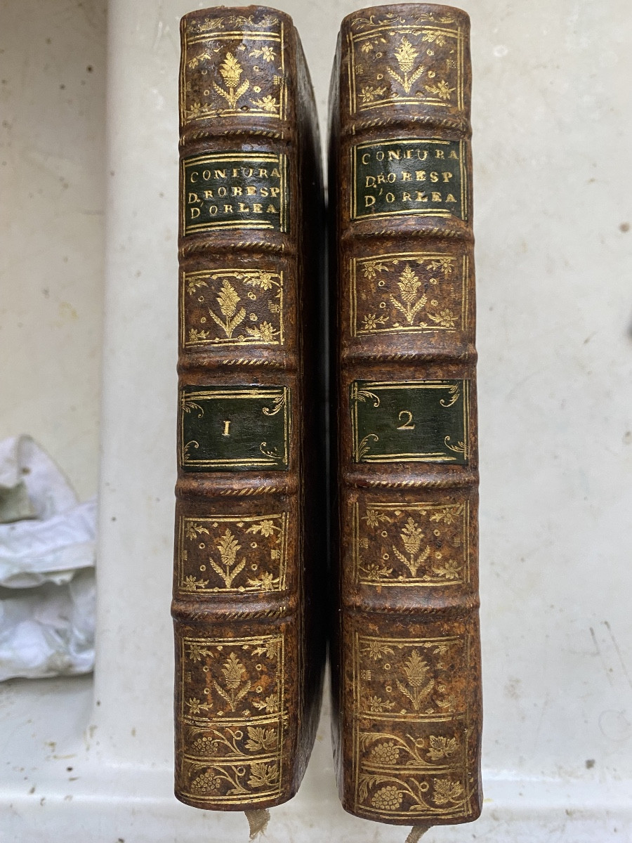2 Vol. In 8 , Histoire de la Conjuration de Maximilien Robespierre & de Louis Phil. J d'Orléans-photo-6